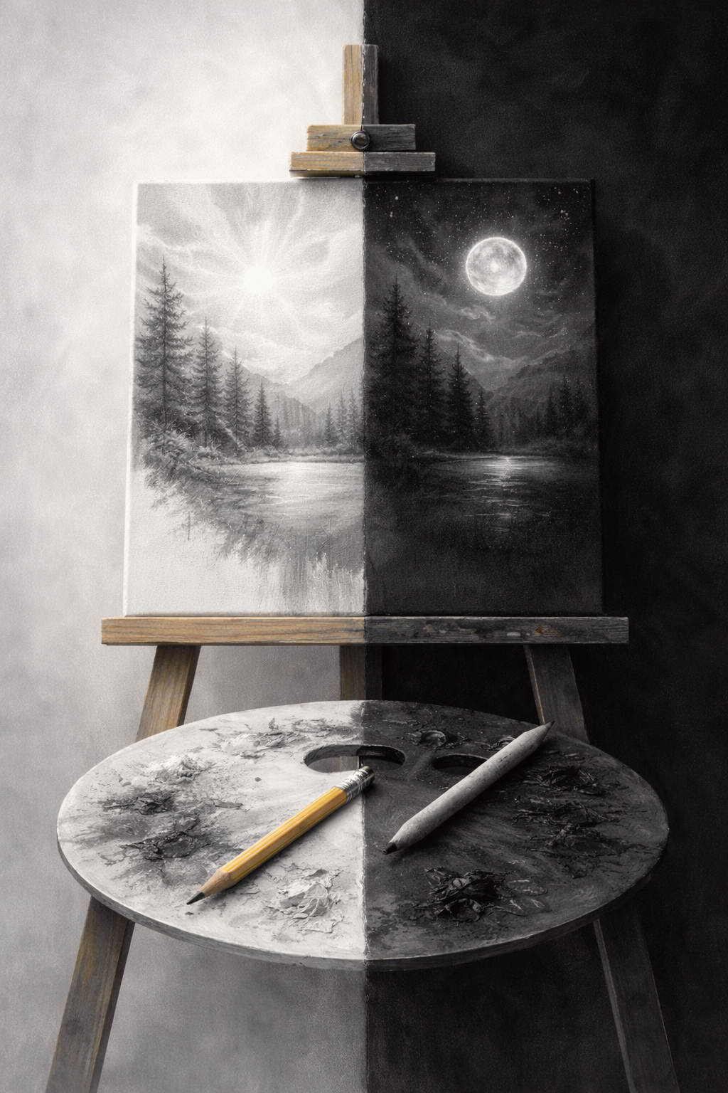 ShadedHues services graphic representing original artwork.